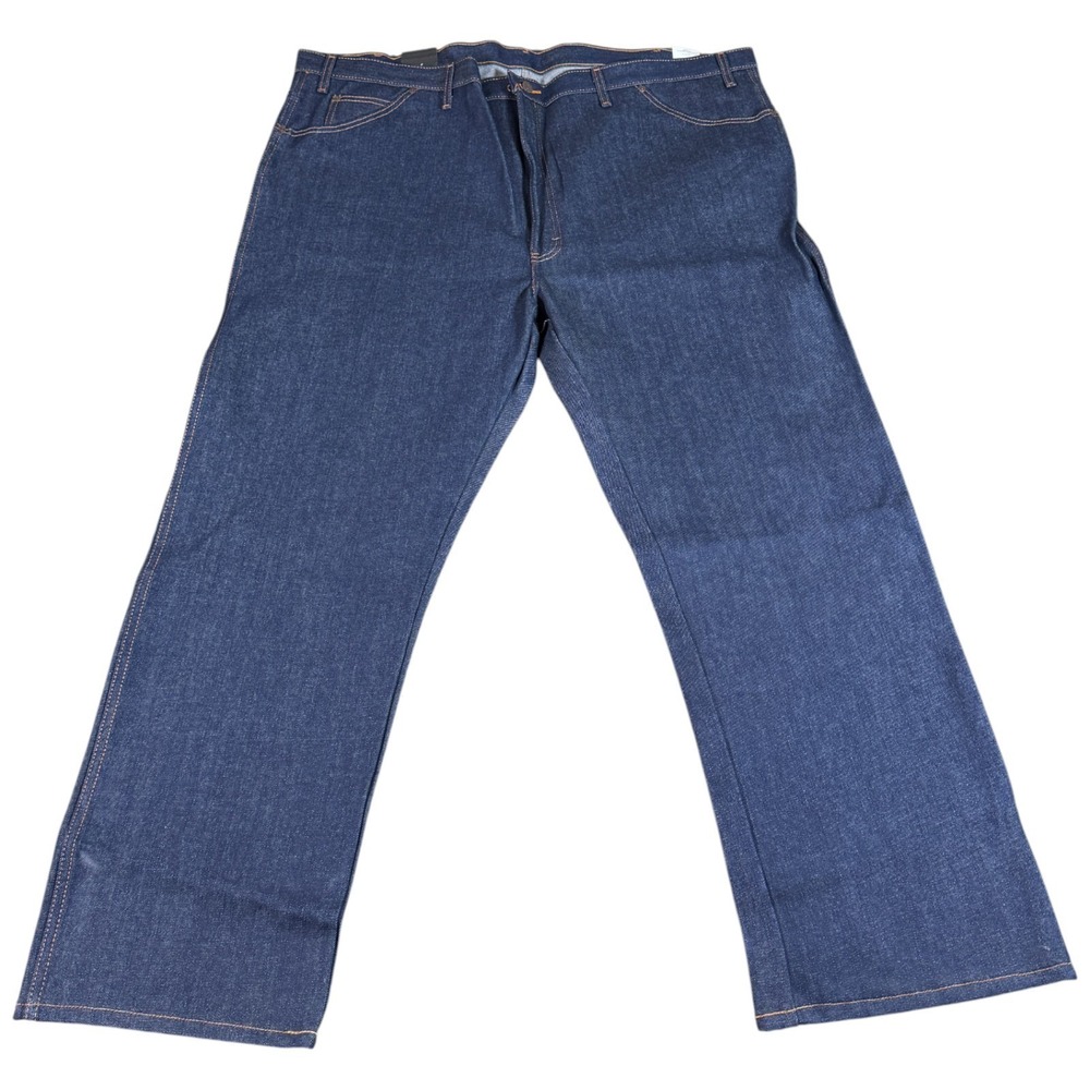 Dickies Jeans Mensโ 54x33 (51x33) Blue Denim Regular Fit Dark Wash Straight Leg